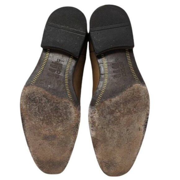 Sarar Men's Tonal Brown Leather Lace Up Dress Shoes Men's Size 41 or US Size 8 E - Picture 5 of 12